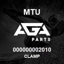 000000002010 MTU CLAMP | AGA Parts