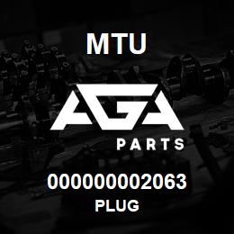 000000002063 MTU PLUG | AGA Parts