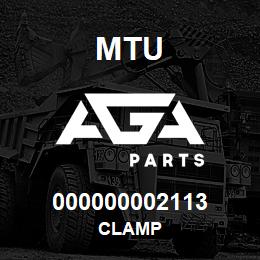 000000002113 MTU Clamp | AGA Parts