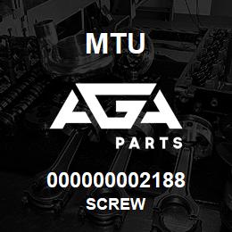 000000002188 MTU Screw | AGA Parts