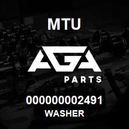 000000002491 MTU WASHER | AGA Parts