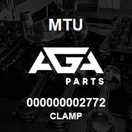 000000002772 MTU CLAMP | AGA Parts