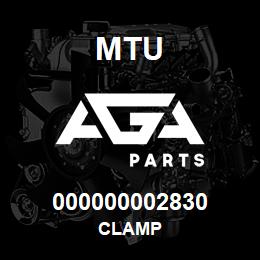 000000002830 MTU CLAMP | AGA Parts