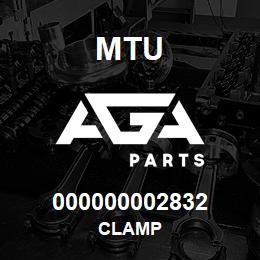 000000002832 MTU CLAMP | AGA Parts
