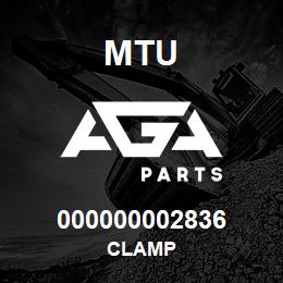 000000002836 MTU CLAMP | AGA Parts