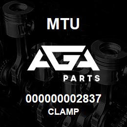 000000002837 MTU CLAMP | AGA Parts