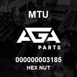 000000003185 MTU HEX NUT | AGA Parts