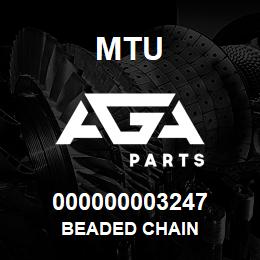 000000003247 MTU BEADED CHAIN | AGA Parts
