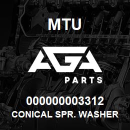 000000003312 MTU CONICAL SPR. WASHER | AGA Parts