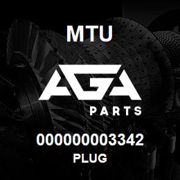000000003342 MTU Plug | AGA Parts