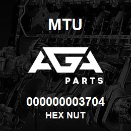 000000003704 MTU HEX NUT | AGA Parts
