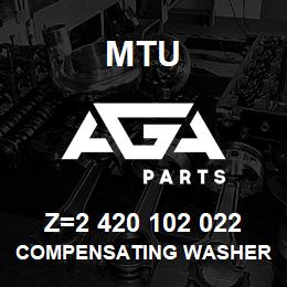Z=2 420 102 022 MTU COMPENSATING WASHER | AGA Parts