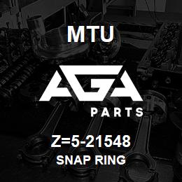 Z=5-21548 MTU SNAP RING | AGA Parts