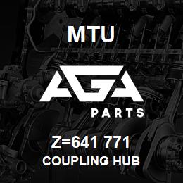 Z=641 771 MTU COUPLING HUB | AGA Parts