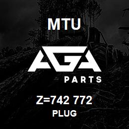 Z=742 772 MTU PLUG | AGA Parts