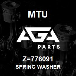 Z=776091 MTU SPRING WASHER | AGA Parts