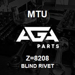 Z=8208 MTU BLIND RIVET | AGA Parts