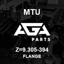 Z=9.305-394 MTU FLANGE | AGA Parts