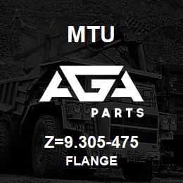 Z=9.305-475 MTU FLANGE | AGA Parts