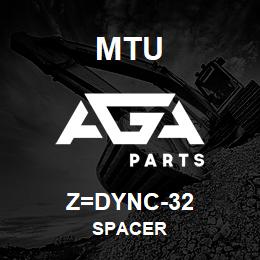 Z=DYNC-32 MTU SPACER | AGA Parts
