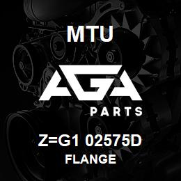 Z=G1 02575D MTU FLANGE | AGA Parts