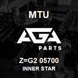 Z=G2 05700 MTU INNER STAR | AGA Parts