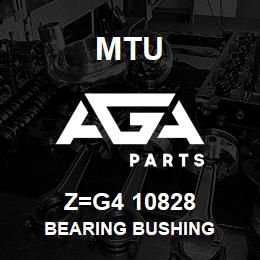 Z=G4 10828 MTU BEARING BUSHING | AGA Parts