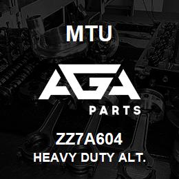 ZZ7A604 MTU Heavy Duty Alt. | AGA Parts