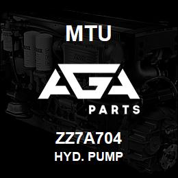 ZZ7A704 MTU Hyd. Pump | AGA Parts