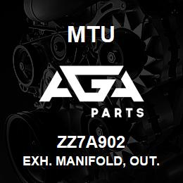 ZZ7A902 MTU Exh. Manifold, Out. | AGA Parts