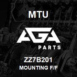 ZZ7B201 MTU Mounting F/F | AGA Parts