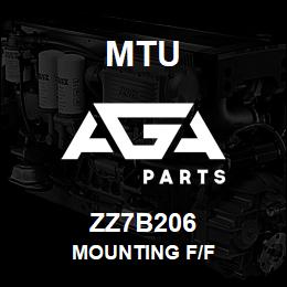 ZZ7B206 MTU Mounting F/F | AGA Parts