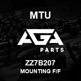 ZZ7B207 MTU Mounting F/F | AGA Parts