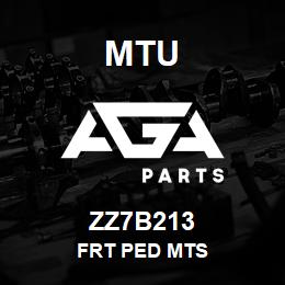 ZZ7B213 MTU Frt Ped Mts | AGA Parts