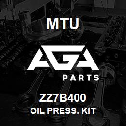 ZZ7B400 MTU Oil Press. Kit | AGA Parts