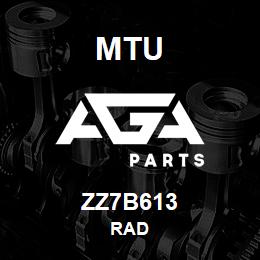 ZZ7B613 MTU Rad | AGA Parts