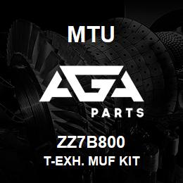 ZZ7B800 MTU T-Exh. Muf Kit | AGA Parts