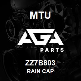 ZZ7B803 MTU Rain Cap | AGA Parts