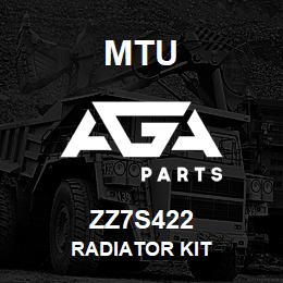 ZZ7S422 MTU Radiator Kit | AGA Parts