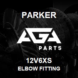 12V6XS Parker ELBOW FITTING | AGA Parts