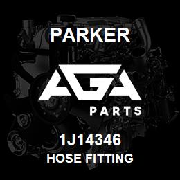 1J14346 Parker HOSE FITTING | AGA Parts