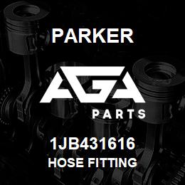 1JB431616 Parker HOSE FITTING | AGA Parts