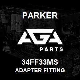 34FF33MS Parker ADAPTER FITTING | AGA Parts