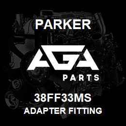 38FF33MS Parker ADAPTER FITTING | AGA Parts