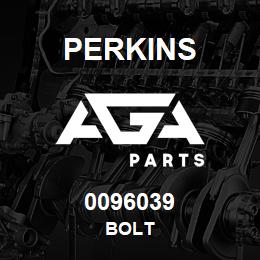 0096039 Perkins BOLT | AGA Parts