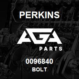 0096840 Perkins BOLT | AGA Parts