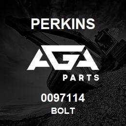 0097114 Perkins BOLT | AGA Parts