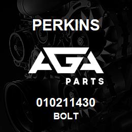 010211430 Perkins BOLT | AGA Parts