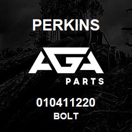 010411220 Perkins BOLT | AGA Parts