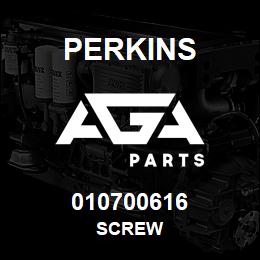 010700616 Perkins SCREW | AGA Parts